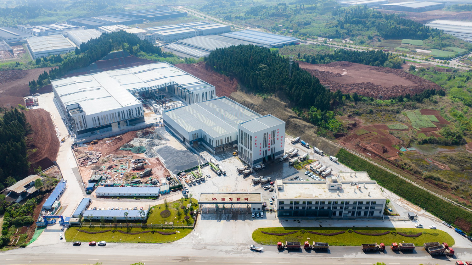 建筑垃圾“变废为宝”！安居区建筑垃圾资源化利用中心建设项目冲刺7月竣工
